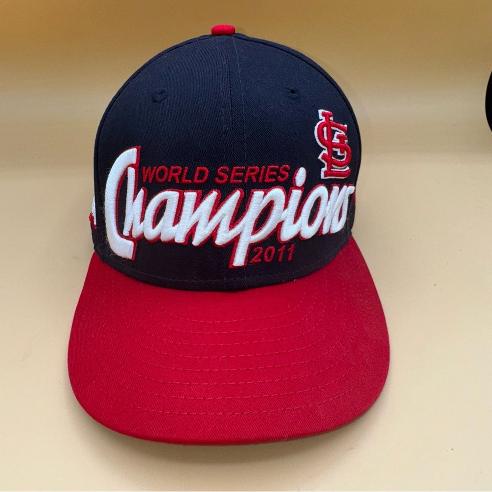 New Era St. Louis‎ Cardinals World Series Champions 2011 Baseball Cap, EUC